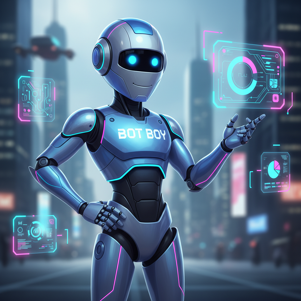 Bot Boy™ Mascot - Business License