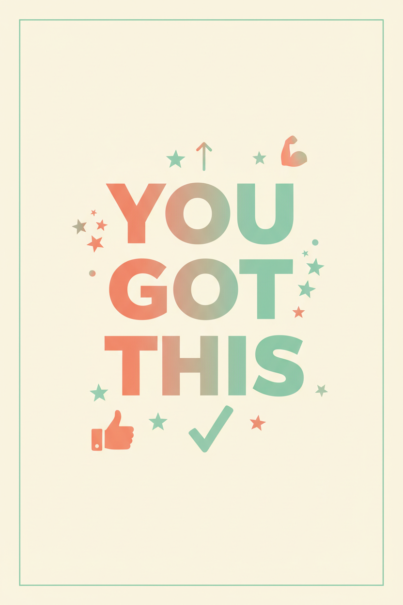 You Got This - Motivational Wall Art Print