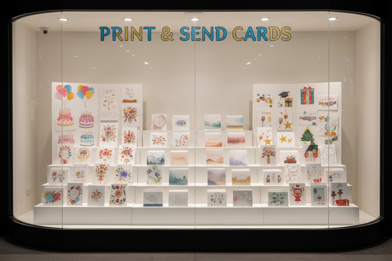 Print & Send Cards storefront