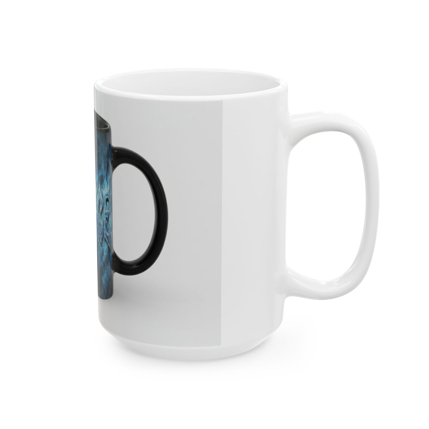 Fire & Ice Ceramic Mug — Fiery vs. Frost 11oz/15oz Coffee Cup