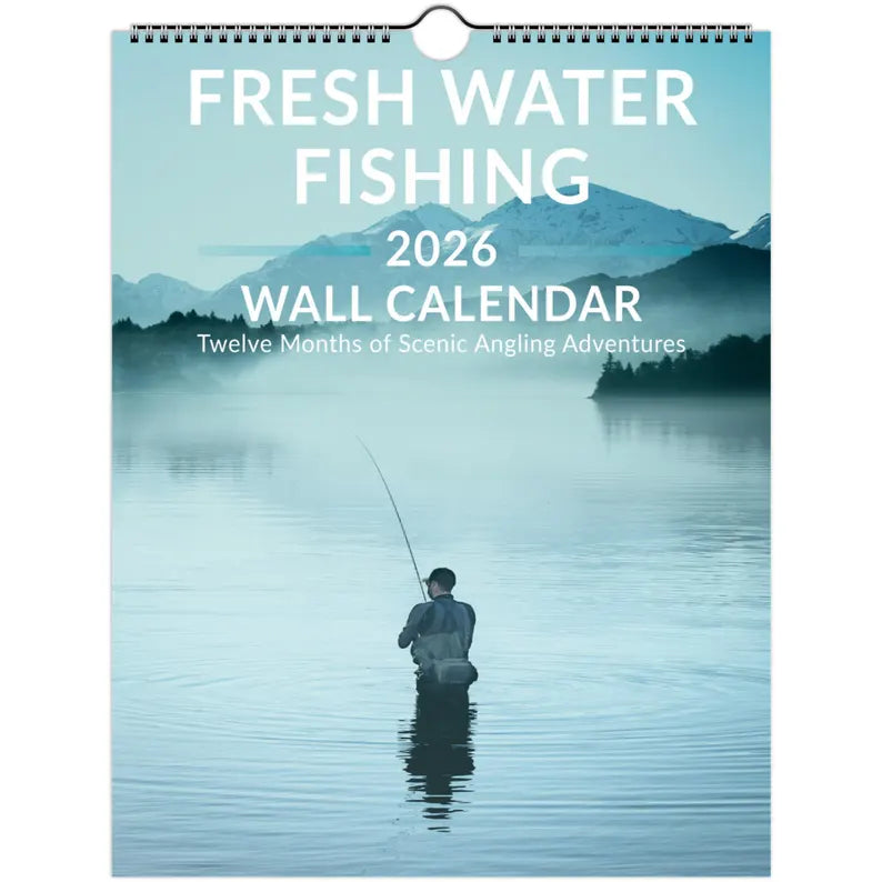 Fresh Water Fishing 2026 Wall Calendar - Scenic Angling Photography