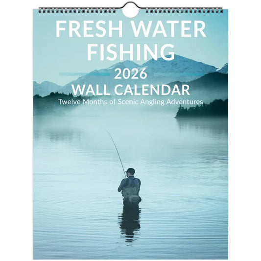 Fresh Water Fishing 2026 Wall Calendar - Scenic Angling Photography