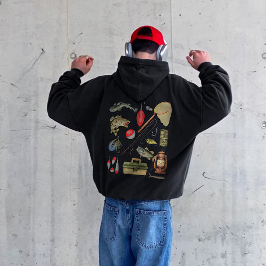 Fishing Hoodie - Dad Gift for Father's Day - Outdoorsman Apparel