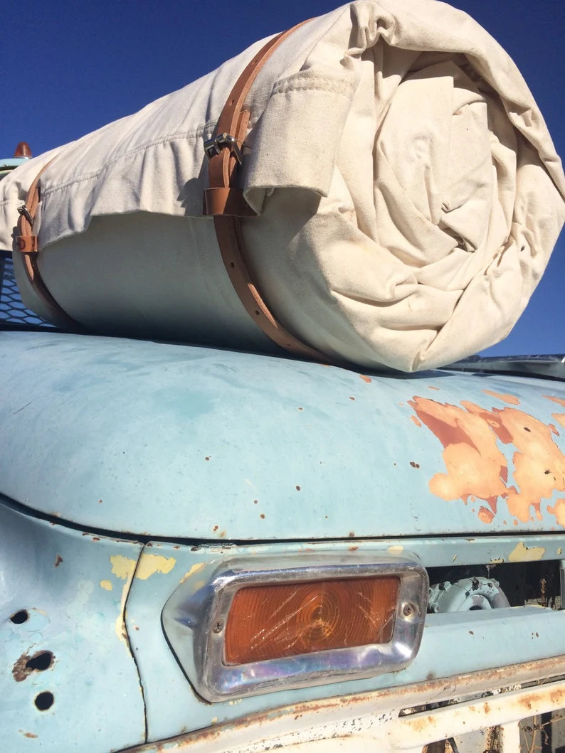 Cowboy Bedroll Covers - Heavy Canvas Bed Tarps - Cowboy Swag