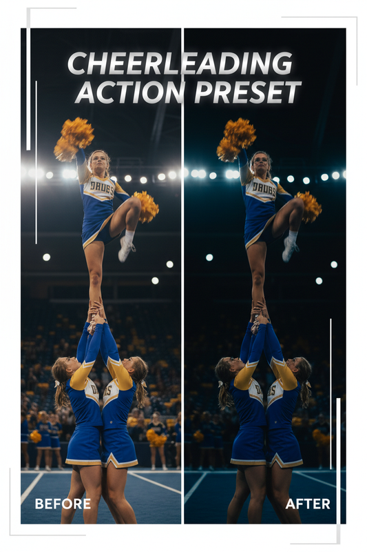 Cheerleading Action Preset digital download